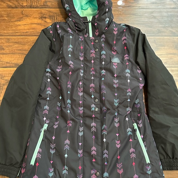 Aperture women’s black snowboard jacket size medium. - Picture 2 of 12